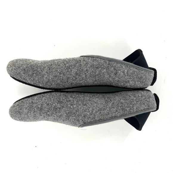 Mahabis 100% wool lined classic gray slip on slippers (EU38 - US7.5) - Picture 7 of 10